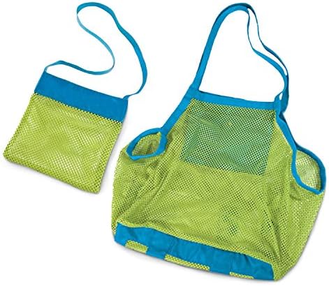 Blogger 1-pack Extra Large Mesh Beach Bag, Laundry Tote and Childrens' Toy Storage