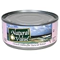 Natural Value Tuna, No Salt Yellowfin Chunk in Water, 6-Ounce Cans (Pack of 24)