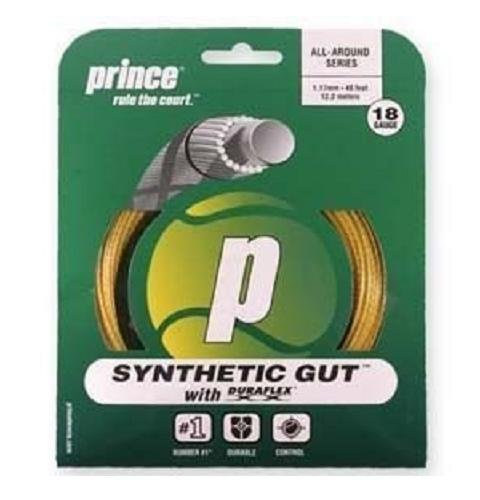 Prince Synthetic Gut with Duraflex 18g White Tennis String