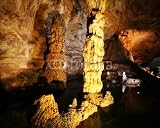 Wallmonkeys Peel and Stick Wall Decals - A Stalagmite and Column in Carlsbad Caverns National Park - Removable Graphic