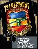 7.62 DESIGN® SOLD BY THE SUPPLY SERGEANT - US Army 73rd Regiment 'Gauntlet' 7.62 T-Shirt