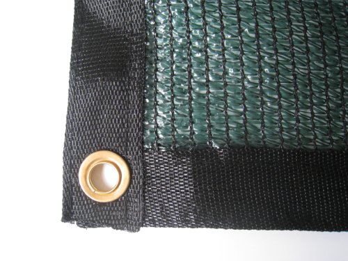 EasyShade 70% Green Shade Cloth Square Taped UV 12 ft x 16 ft On Sale