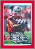 Ohio State Buckeyes - Dispatch - James Laurinaitis - Wood Mounted Newspaper Print