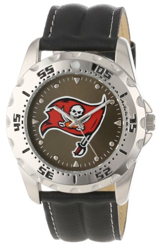 Game Time Men's NFL-WWG-TB Tampa Bay Buccaneers Analog Strap Watch and Wallet Set at Amazon.com