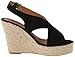 Qupid Women's Cammi-10a Wedge Sandal