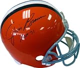 Jim Brown ''HOF 71'' Autographed/Hand Signed Cleveland Browns Replica Helmet (James Spence)