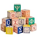 Uncle Goose Greek Alphabet Blocks ~ Made In USA