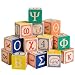 Uncle Goose Greek Alphabet Blocks ~ Made In USA