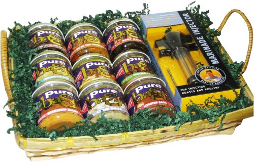 Executive Chef Deluxe Soup Base Basket with *FreeMarinade Injector by Candy Crate