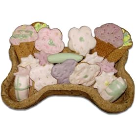 Dog Gift Basket - Edible Basket with Treats