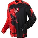 Fox Racing 360 Inked Men's Dirt Bike Motorcycle Jersey - Color: Red/Black, Size: Medium