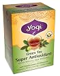 Yogi Green Tea Super Antioxidant, Herbal Tea Supplement, 16-Count Tea Bags (Pack of 6)