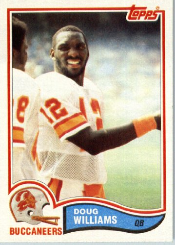 1982 Topps # 508 Doug Williams Tampa Bay Buccaneers Football Card - In Protective Screwdown Display Case!