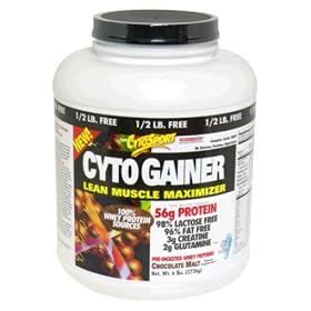 discount CytoSport CytoGainer Lean Muscle  Maximizer Protein Drink Mix, Chocolate Malt, 96-Ounce Jar for sale