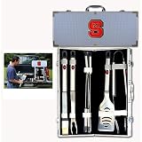 North Carolina State Wolfpack 8pc. BBQ Set w/Case - NCAA College Athletics - Fan Shop Merchandise