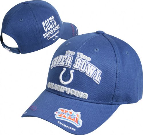 Buy Indianapolis Colts Two Time Super Bowl Champion Commemorative Hat