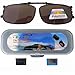 Eyekepper Small Size Stainless Steel Frame Spring Polarized Clip On Sunglasses