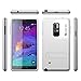 Note 4 Case, Ghostek Bullet White Samsung Galaxy Note 4 Case W/ Note 4 Screen Protector - Lifetime Warranty - Slim Armor 4 Layer Protective Fitted Smooth Cover Case for Galaxy Note 4 GHOCAS208