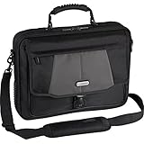 Targus Blacktop Deluxe 17" Laptop Case with Dome Protection, Black/Gray (CPT401DUS)