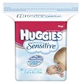 Huggies Gentle Care Sensitive Baby Wipes Popup Refill, 184-Count Pack (Pack of 3)