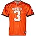 NIKE Oklahoma State #3 Youth Orange Replica Football Jersey (X-Large)