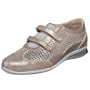 Aquatalia by Marvin K. Women's Dapper Sneaker,Pewter Metal,8 M US