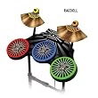 Protective skins for Guitar Hero 4 World Tour Drum set, fits Xbox 360, PS3, PS2, WII - RAGDOLL