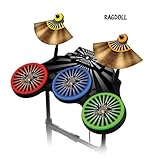 Protective skins for Guitar Hero 4 "World Tour" Drum set, fits Xbox 360, PS3, PS2, WII - RAGDOLL