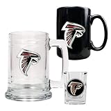 3 pc Atlanta Falcons Gift Set - Clear  Black by Great Amreican Products