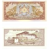 Bhutan ND (1985) 5 Ngultrums, Pick 14