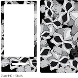 Skulls Design Protective Skin for Microsoft Zune HD