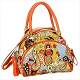Kalencom Eco-Friendly Bellisima Sponge Nylon Continental Flair Bag, Hannah's Paisley