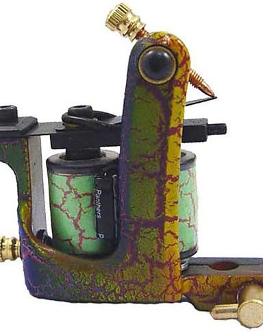Low Carbon Steel Tattoo Machine Shader with 10 Wrap Coils