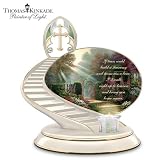 Heirloom Porcelain Bereavement Candleholder: Thomas Kinkade's Loving Remembrance by The Bradford Exchange