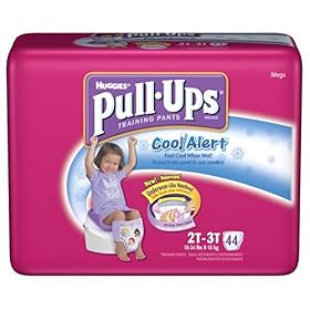 Pull-Ups Training Pants with Cool Alert Wetness Liner Mega Pack