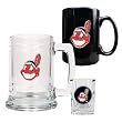 Cleveland Indians MLB 15oz Tankard, 15oz Ceramic Mug & 2oz Shot Glass Set - Primary Logo