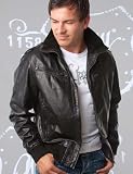 Herren Lederjacke Motorradjacke