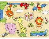 Toys : James Galt Wooden Puzzle Jungle