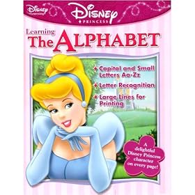 Disney Princess Learning The Alphabet Workbook