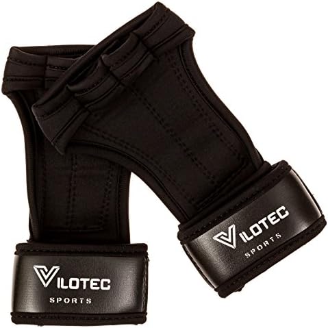 NEW Crossfit Gloves with Wrist Support for Cross Training, Weightlifting, Gym Workout &amp; Fitness (Black, Large)