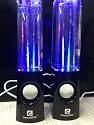 Soundsoul Music Fountain Mini Amplifier Dancing Water Speakers I-station7 Apple Speakers (black, water speaker)