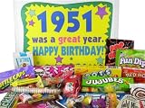 50's Retro Candy Decade Birthday Gift Box - Nostalgic Candy: 1951