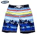 OLDNAVY(オールドネイビー) ベビーキッズ水着 Palm Tree swimpants / パームツリー ハワイアン スイムパンツ ネイビー×アクア