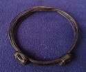 Thicker Hair, Larger Knots - Two Knot Elephant Hair Bracelet