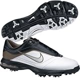 Nike 2010 Air Academy Golf Shoes, White/Olive Khaki, 8 W