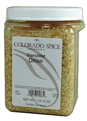 Colorado Spice Onion, Granulated, 28-Ounce Jars (Pack of 2)