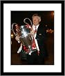 Sir Alex Ferguson Manchester United Team Framed 8x10 Photograph 2008 UEFA Champions League with Trop