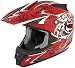 Cyber UX-25 Mythos Open Face Motorcycle Helmet Red Extra Small