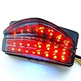 24 Extra Bright Spots Integrated LED Smoke Lens Tail Brake Light Turn Signals For... by OEM