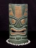 CARVED POLYNESIAN TIKI MASK 12 - FOREST DECOR